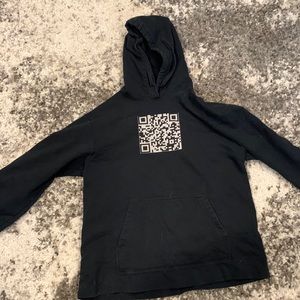 Rick Roll QR code Hoodie.